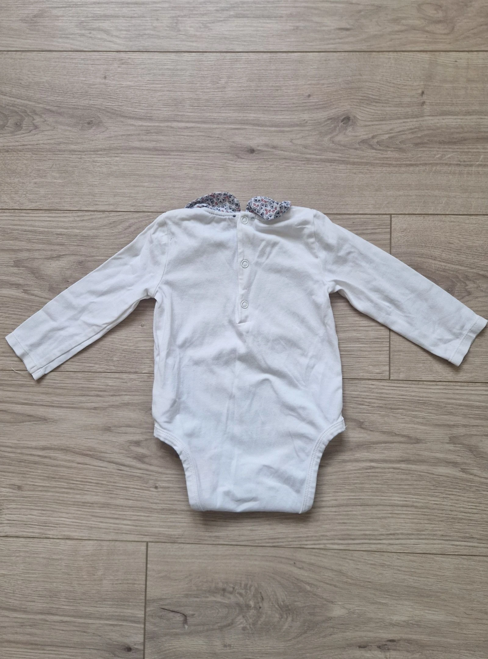 🐨 Jumpsuit + babybody voor meisjes – Obaïbi – 12 maanden – zeer goede staat – photo 11